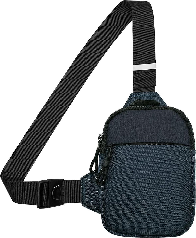 Unisex Adult No small sling bag - a-navy blue (length*width*height=17x3x22cm)