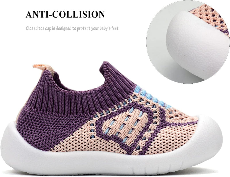 OAISNIT Baby Boy Girl Shoes Breathable Mesh Sneakers Lightweight Non-Slip Toddler Walking Shoes Infant First Walkers 6-24 Months