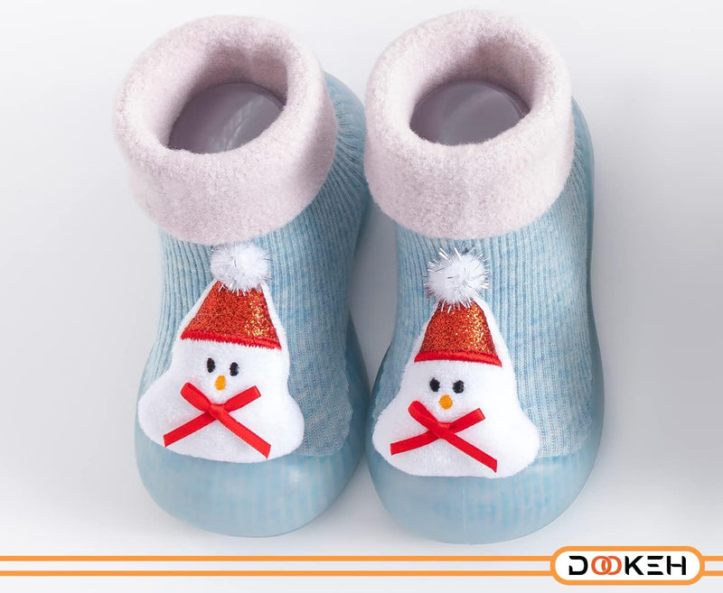Dookeh Baby Sock Shoes Boys Girls First Walking Shoes Non-Slip Slippers Soft Sole Sneakers Toddler Infant Babygirl