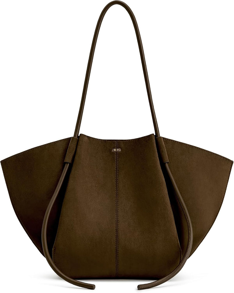 Women's Nala Wide Tote Bag - Mocha Brown