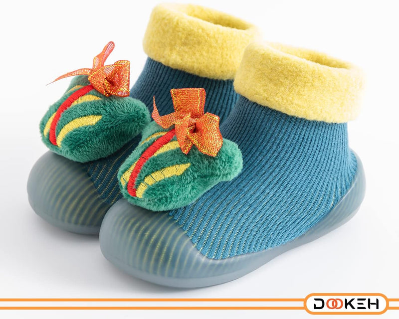 Dookeh Baby Sock Shoes Boys Girls First Walking Shoes Non-Slip Slippers Soft Sole Sneakers Toddler Infant Babygirl