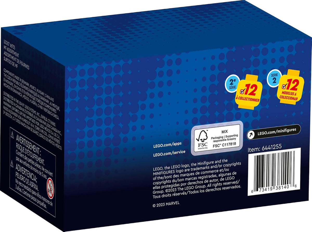 Minifigures Marvel Series 2 6 Pack 66735 Mystery Blind Box, Surprise Collectible Characters for Role Play or to Add to a Minifigure or Marvel Collection, A Gift for Disney and Marvel Fans – image 6