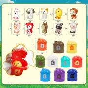 Moonmen 23 Pcs Montessori Toys for Babies 0-3-6-12 Months, 3 in 1 Soft Baby Teething Toys and Stacking Building Blocks for Sensory Developmental Education of Toddlers 12-18 Months