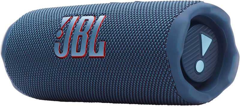 JBL Flip 7 - JBL Pro Sound with AI Sound Boost, up to 16 hours of playtime, multi-speaker connection via Auracast, and waterproof, dustproof, drop-proof design for all adventures Red. - Blue FLIP 7