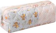 Cute Pencil Case Aesthetic Student Pouch Yellow Bow - Bee Color Mixing