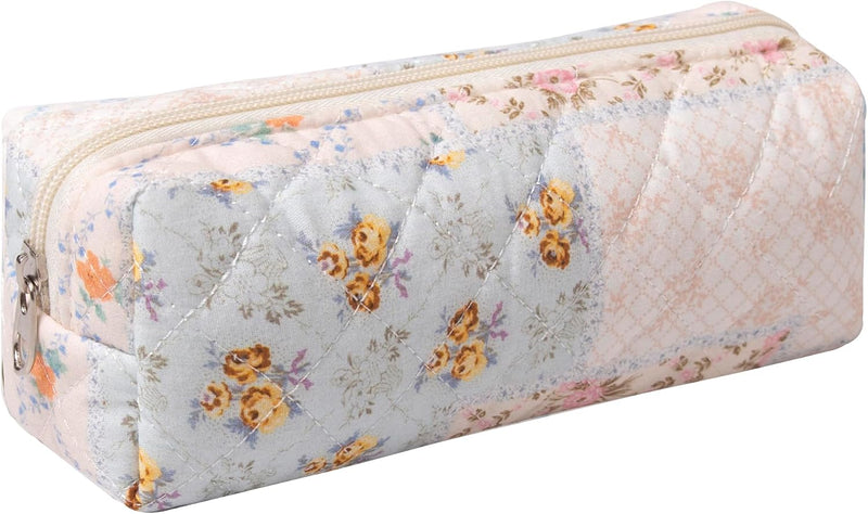 Cute Pencil Case Aesthetic Student Pouch Yellow Bow - Bee Color Mixing