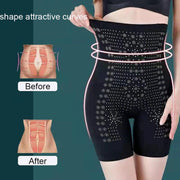 High Waisted Body Shaper Tummy Control Shorts, Women Tummy Control Leggings, Tighten the Sagging Fat Lift the Hips and Tighten the Abdomen Shaping Leggings Suitable for Women(Skin Color and Black)