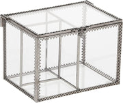 Putwo MakEUp Organizer Vintage 4 Sections Brushes Holder Make Up Storage With Free White Pearls - Cotton Pads Holder