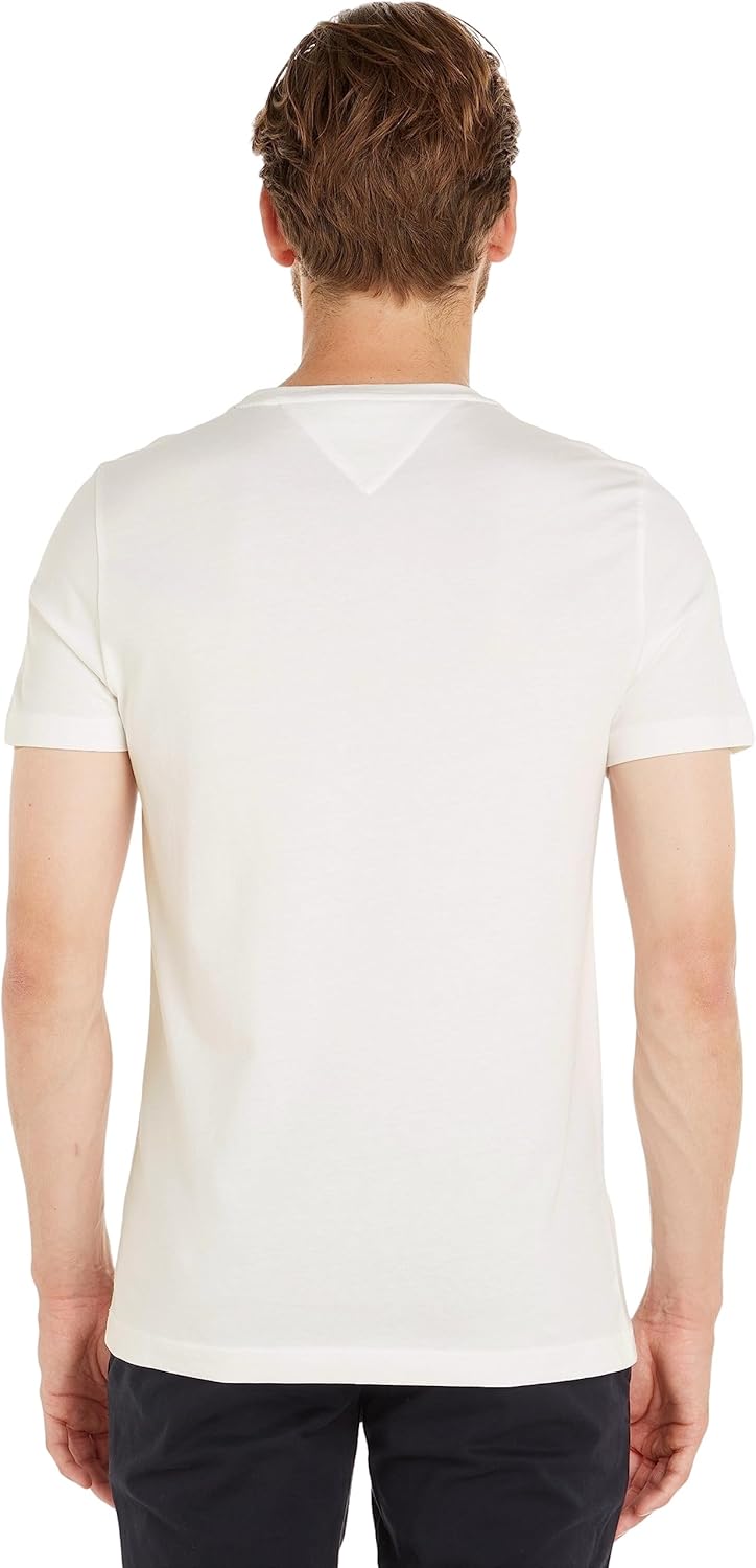 Tommy Hilfiger Mens Core Tommy Flag Logo Tee T-Shirt