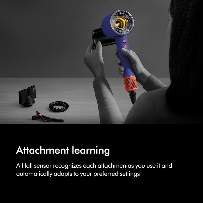 Dyson Special edition Supersonic Nural™ hair dryer in Strawberry bronze and blush pink designed Presentation