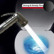 Shattaf Set – Premium Bidet Sprayer for Toilet with 1.2cm Stainless Steel Chrome Hose, Elegant Muslim Shower | trigger bidet |shatafa for toilet UAE