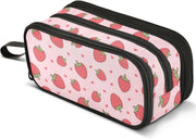 Pencil Case Large Capacity Pen Pouch Makeup Bag, F14, Make-Up Pouch - F08