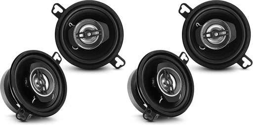 Pyle 2-Way Universal Car Stereo Speakers - 120W 3.5 Inch Coaxial Loud Pro Audio Speaker OEM Quick Replacement Component Vehicle Door/Side Panel Mount Compatible PL31BK (Pair) - 3.5 Inch (Pack of 2)