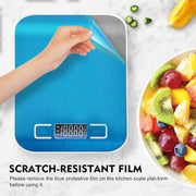 SKY-TOUCH Kitchen Scale, Multifunction Digital Food Scale for Baking, Cooking and Dieting, Kitchen Scale With LCD Display Stainless Steel Platform, Ultra Slim,Tare Function