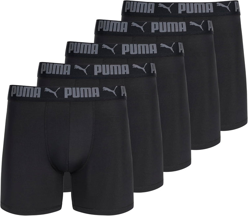 mens 5 Pack Performance Boxer Briefs Boxer Briefs - Black