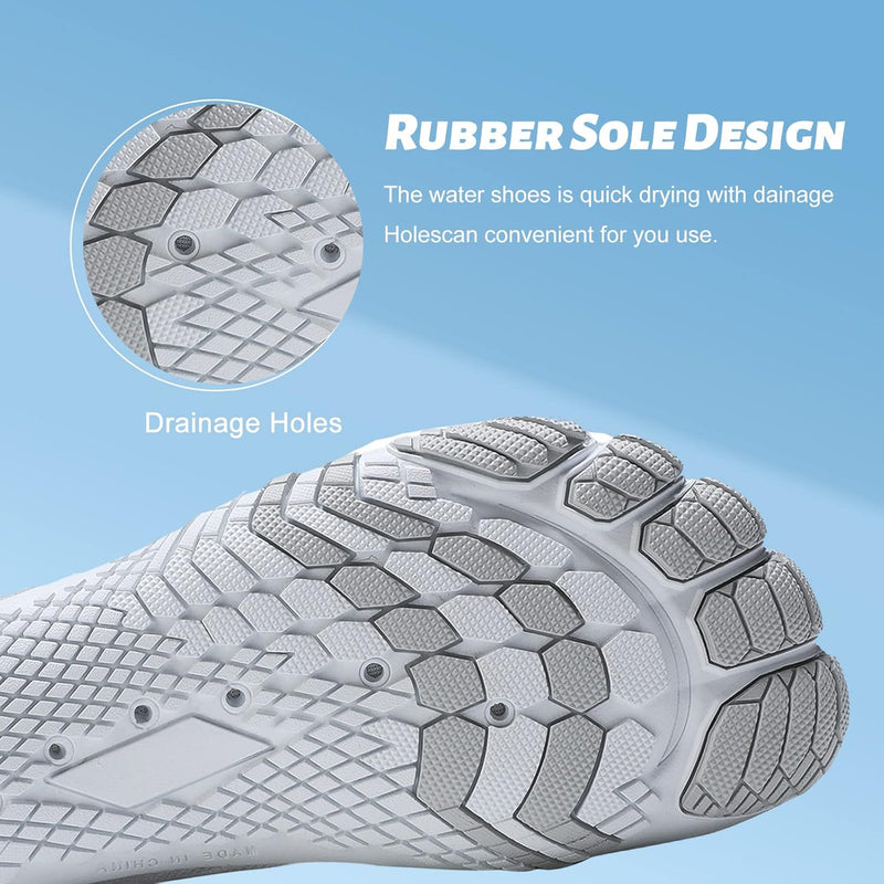 SYKT Water Shoes Mens Womens Quick-Dry Non-Slip Soft Barefoot Swimming Shoes Aqua Sports Outdoor Beach Surfing Diving Hiking Yoga Shoes