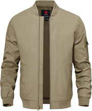 Men's Lightweight Windbreaker Jacket, Outdoor Fashion Golf Coat - A1-khaki