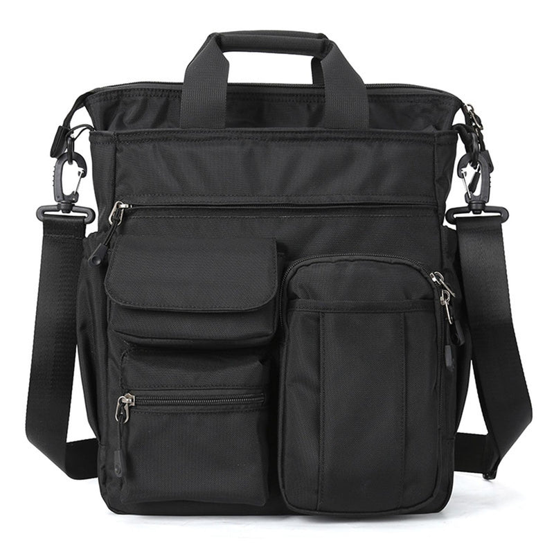 DOUGO Multifunctional Unique One-Shoulder Crossbody Bag Messenger Shoulder Bag for Men Laptop Case Handbag Business Briefcase Travel Rucksack