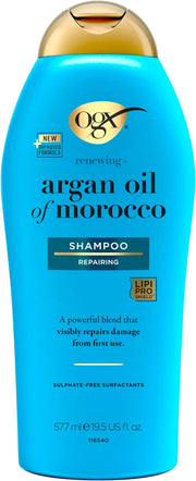 OGX, Hair Oil, Renewing+ Argan Oil of Morocco, Extra Penetrating Oil, Dry & Coarse Hair Types, New Formula, 100ml - Shampoo For Dry Hair 577 ml (Pack of 1)
