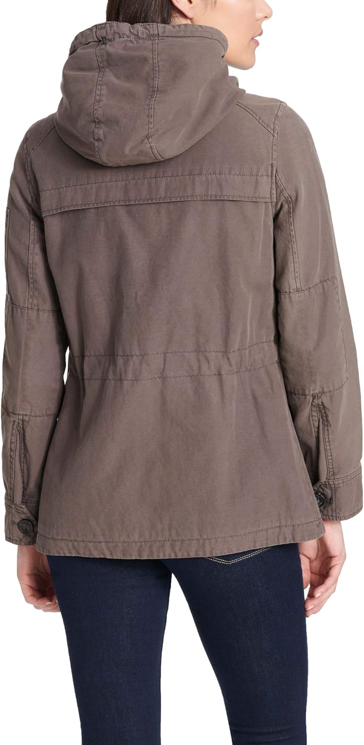 Levi's Women's Cotton Four Pocket Hooded Field Jacket (Standard & Plus Sizes)