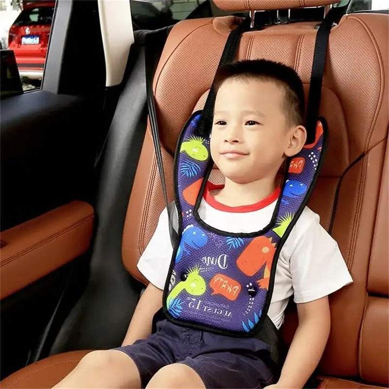 Seatbelt Adjuster Seat Belt Cushion for Kids, Child Seat Belt Adjuster and Pillow, Toddler Travel Car Seat Belt Cover Seatbelt Pillow Pad, Car Pillow Safety Shoulder Belt Positioner Clip