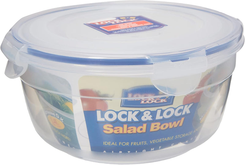 LocknLock 850ml Salad Bowl Airtight, BPA-Free Container with Drainage Tray for Fresh Salads - 28.74 oz Pack of 1