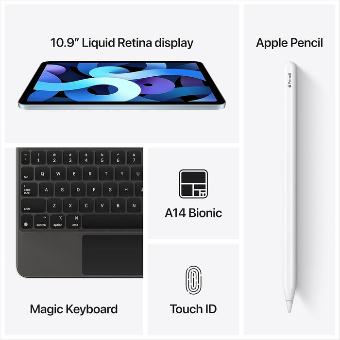 Apple (Refurbished) 2020 iPad Air (10.9-inch, Wi-Fi, 64GB) - Space Grey (4th Generation)