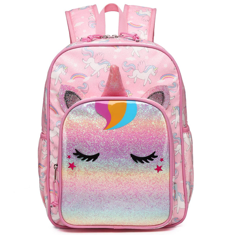 VASCHY Toddler Kids backpacks, Cute Lightweight Water Resistant Preschool Kindergarten Daypack SchoolBag Bookbag Girls Boys