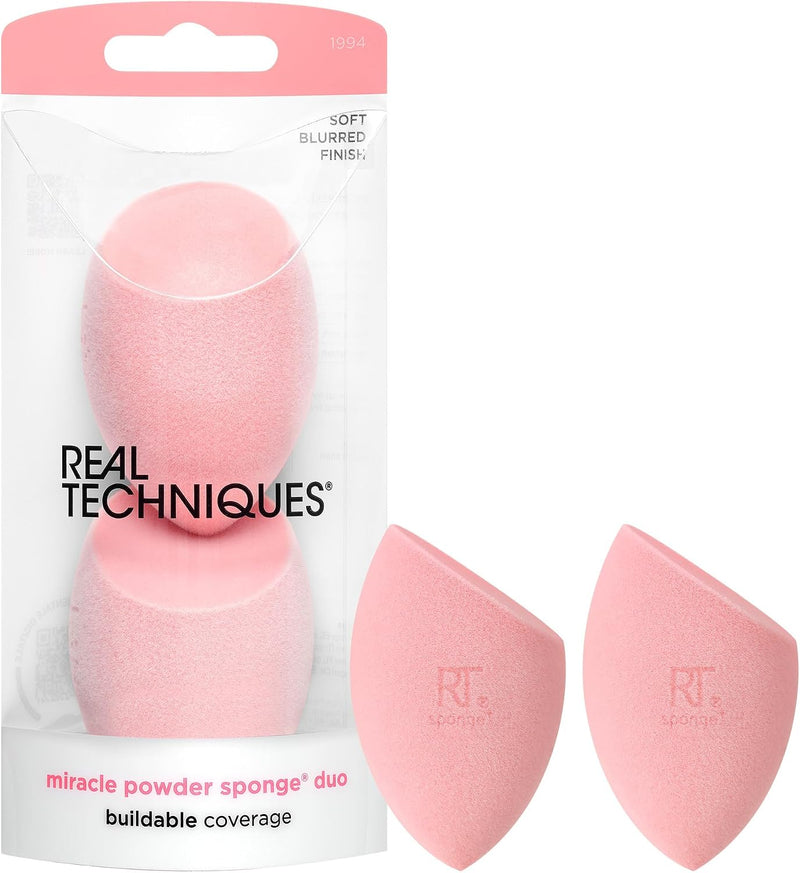 Miracle Complexion Sponge, 0.9375 ounce (Pack of 2), Latex-Free, Polyurethane Foam, Multi-Purpose, Round Bottom Makeup Sponges, Ideal for Blending - 2 Count (Pack of 1) Miracle Powder Sponge, 2 Count