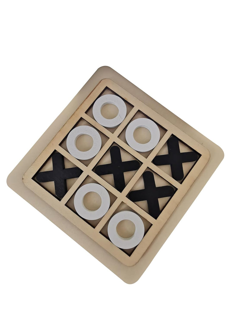 asmiat Creative Wooden Board Tic Tac Toe Game XO Table Toy Classical Family Children Puzzle Game Educational Toys