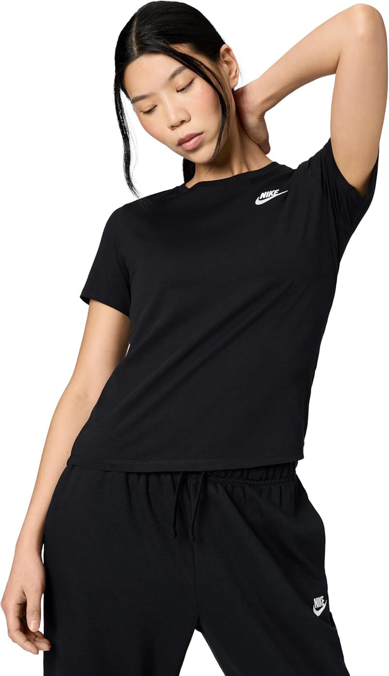 Womens Sportswear Club T-Shirt (pack of 1) - BLACK