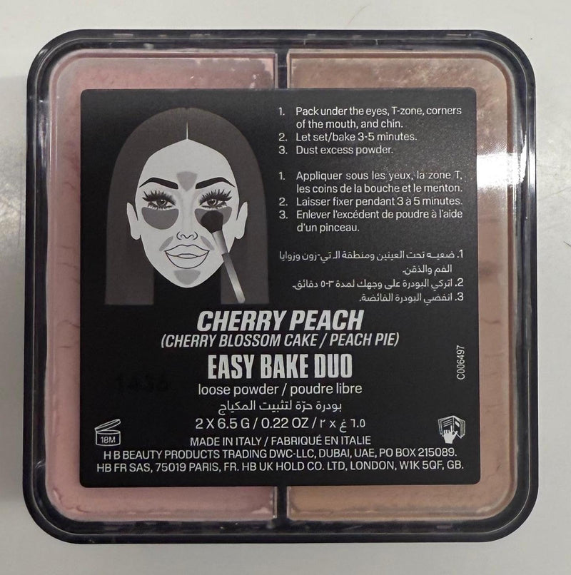 Beauty Easy Bake Duo Loose Powder - Cherry Peach - 2x6.5g