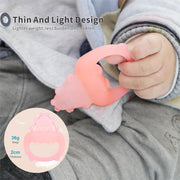 Baby Teether Toys,Water Fillable Baby Teething Relief,Cools & Massages Sore Gums,No Chill Handle,BPA-Free Silicone Teething Toys (Cyan)