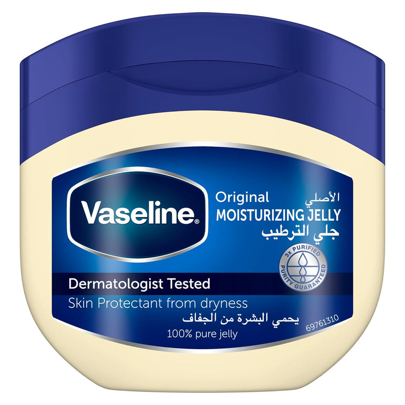 VASELINE Moisturizing Petroleum Jelly, for dry skin, Original, to heal skin damage, 450ml