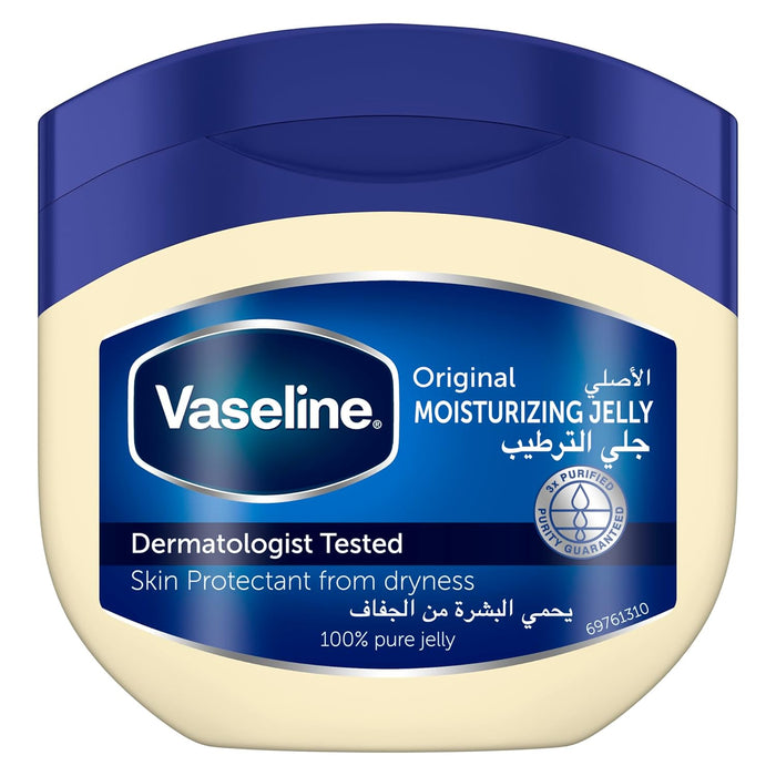 VASELINE Moisturizing Petroleum Jelly, for dry skin, Original, to heal skin damage, 450ml