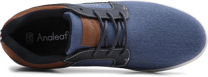 ANALEAF Mens Casual Shoes Fashion Sneakers Dress Oxfords Comfortable Shoes
