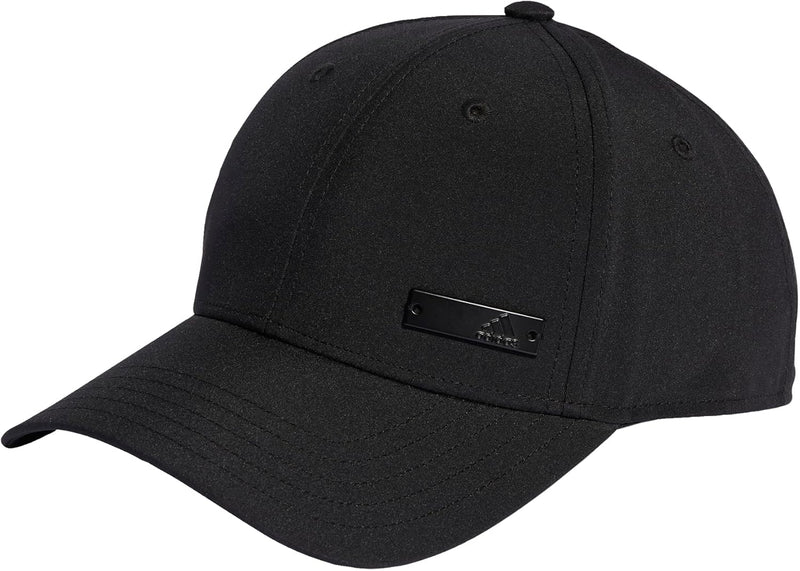 Unisex Metal Badge Lightweight Baseball Cap - BLACK