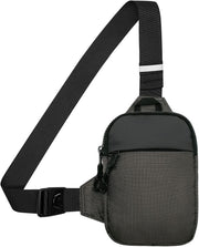 Unisex Adult No small sling bag - Grey- Small (L*w*h = 17 * 3 * 22cm)