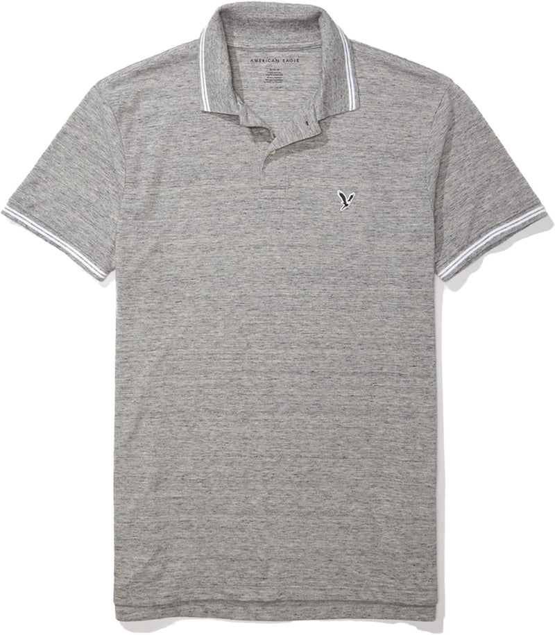 American Eagle Men's Slim Fit Pique Polo Shirt