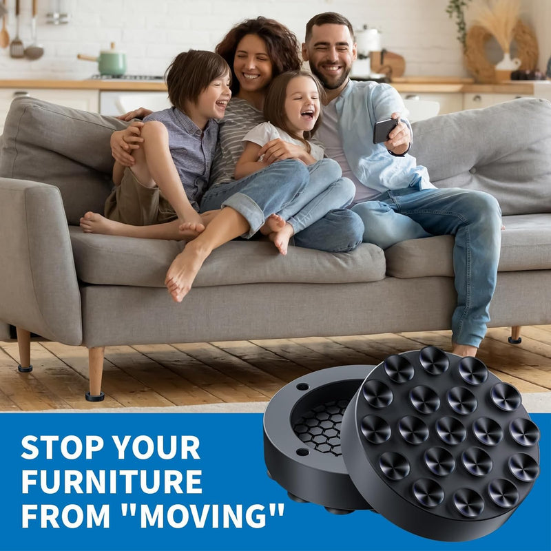 Anti Vibration Pads for Washing Machine with Strong Adsorption Suction Cup 4PCS Vibration Feet for Washing Machine & Dryer Washing Machine Feet Pad Washing Machine Rubber Feet Pad [energy Class A]