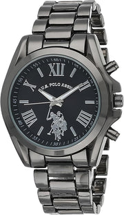 Accutime US Polo Watch, Black, NOSIZ, Quartz Watch, mens