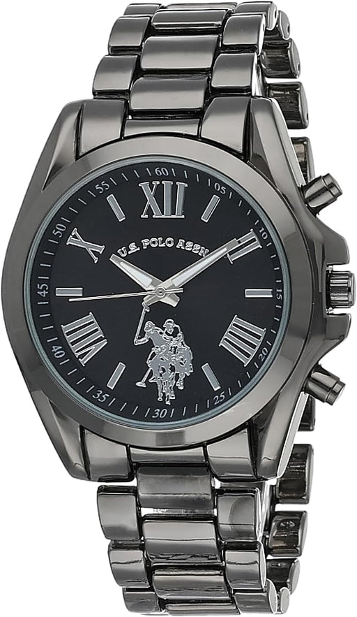Accutime US Polo Watch, Black, NOSIZ, Quartz Watch, mens