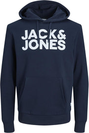 JJECORP LOGO SWEAT HOOD NOOS 12152840 Sweatshirt For - Navy Blazer