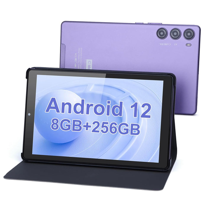 C idea 9 inch Android 12 Tablet with 8GB�蘇﹵� TF,HD⃴ 800 * 1280, 5 Camera,4G Tablet with SIM Card Slot, 5G WIFI Tablet with GPS 8000mAh Battery,CM925(Purple)