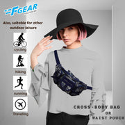 Trail Sports Waist Bag, Marpat Navy Camo, 18 35 9 cms, Fanny Pack