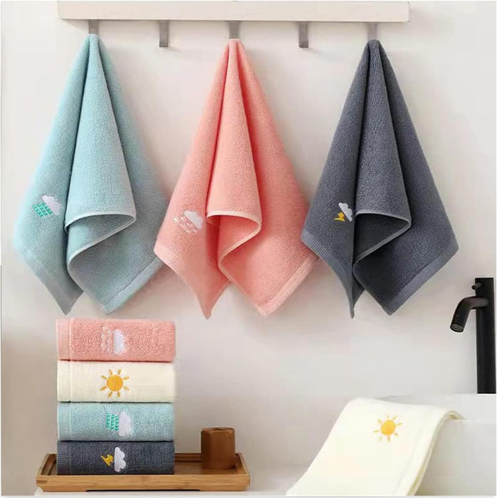 4 Packs Of Cotton Hand Towels,Super Soft And Absorbent For Bathing, Hands,Face,Gym And Spa,Size74*34cm