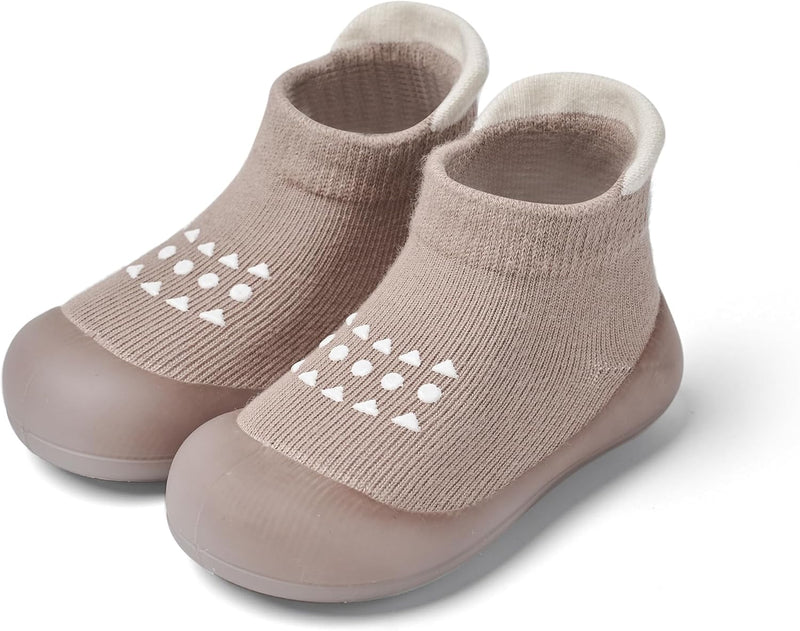 Bearbay Baby Sock Shoes Baby Walking Shoes Infant Non-Slip Breathable Slippers with Soft Rubber Sole Baby Boys Girls Sneakers