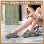 Anti-Skid Cozy Plush for Indoor Outdoor Slippers