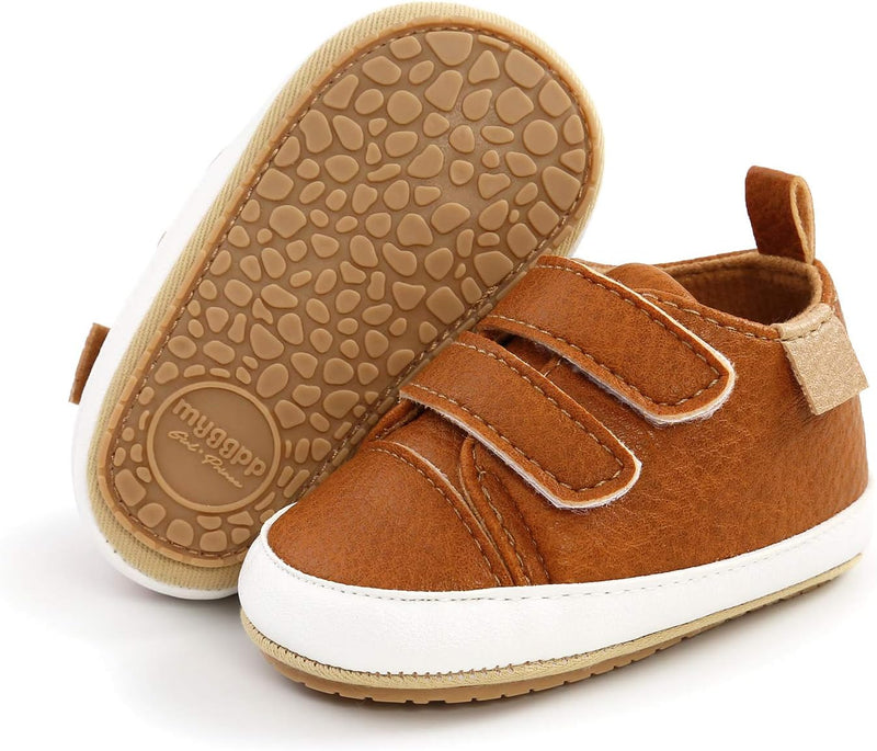 Baby Shoes Boys Girls Infant Sneakers Non-Slip Sole Toddler Crib First Walker Shoes Flat Lazy Shoe