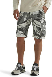 Mens Premium Twill Cargo Short - White Camo